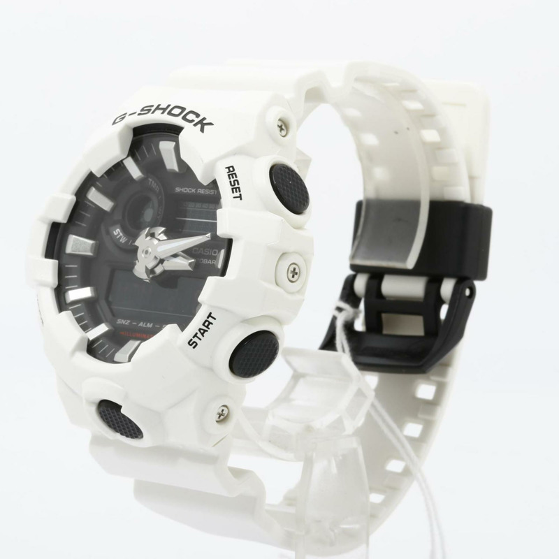 卡西歐 G-SHOCK GA700 系列 GA7007AJF 男士手錶,黑白樹脂錶帶-1