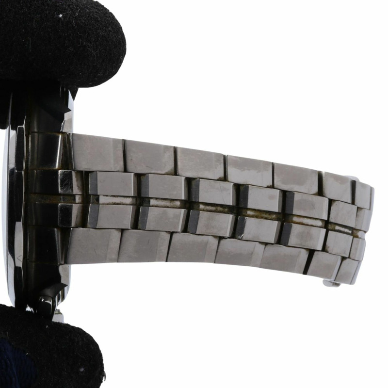 卡西歐 Oceanus Manta OCWS24001AJF 男士模擬腕錶,黑色和銀色,鈦金屬錶殼-6