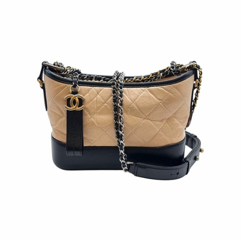 CHANEL Gabrielle Hobo Bag 米色 CHB070128