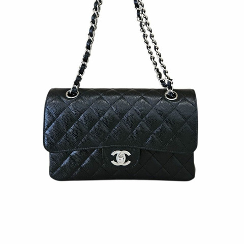 CHANEL 【小號】魚子醬經典翻蓋斜背包 CHB071604