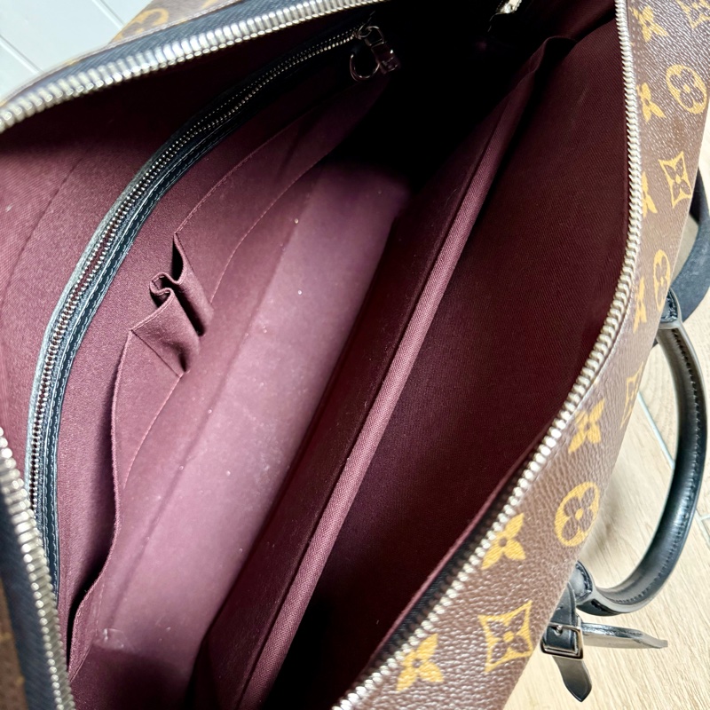 Louis Vuitton 老花 Monogram Porte Documents GM 電腦公事包-6