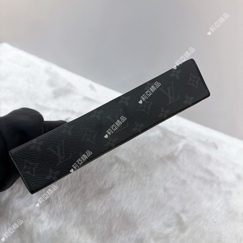 莉亞精品♡LV M61692 黑灰老花手拿包 二手-4