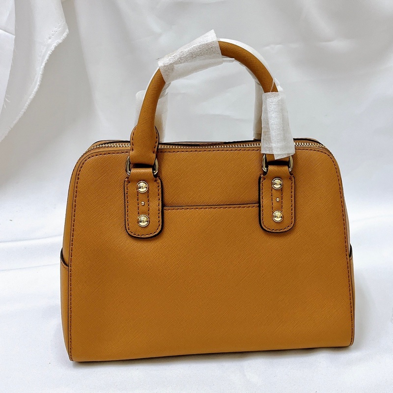 莉亞精品♡MK 波士頓包 咖色 二手-3