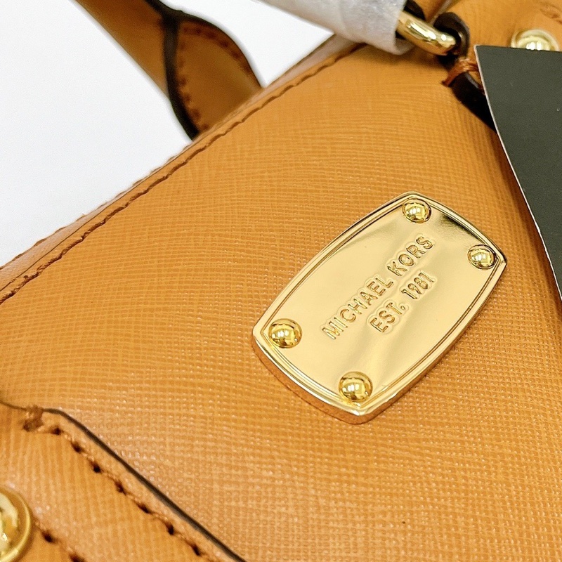 莉亞精品♡MK 波士頓包 咖色 二手-8