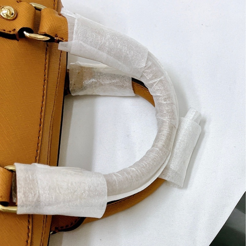 莉亞精品♡MK 波士頓包 咖色 二手-9