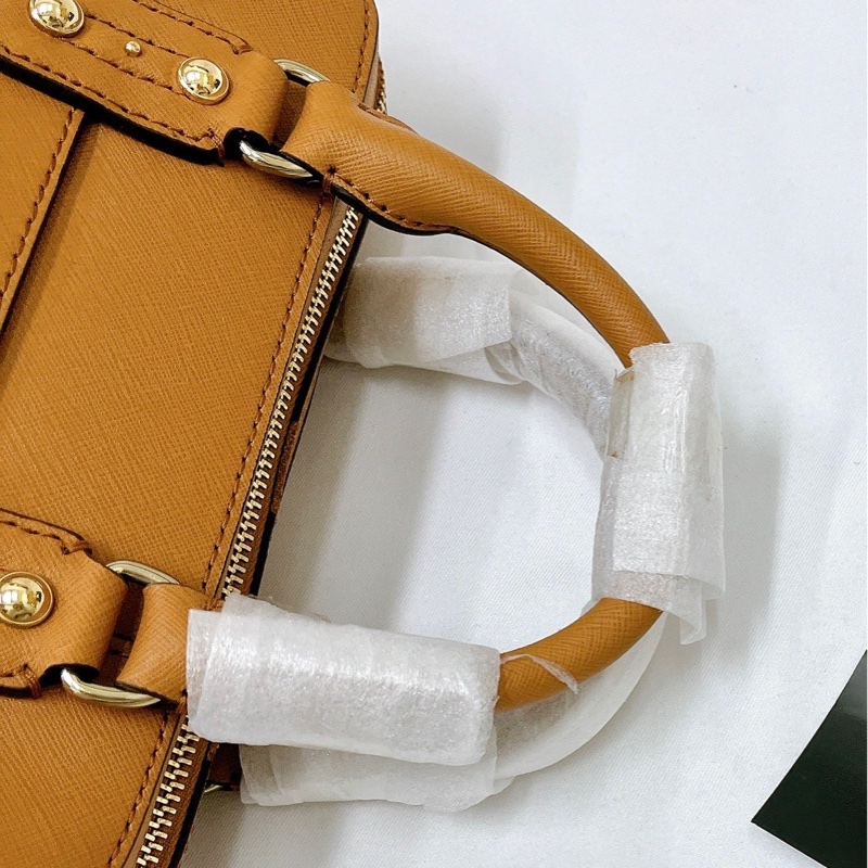 莉亞精品♡MK 波士頓包 咖色 二手-10