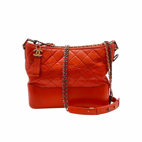 CHANEL Gabrielle 肩背包 橘色 CHB071661