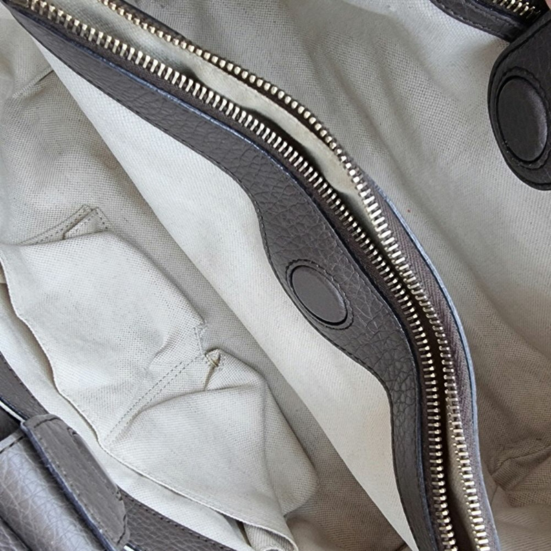 【包稅】GUCCI 皮革竹編手提包 2GUB080414-5