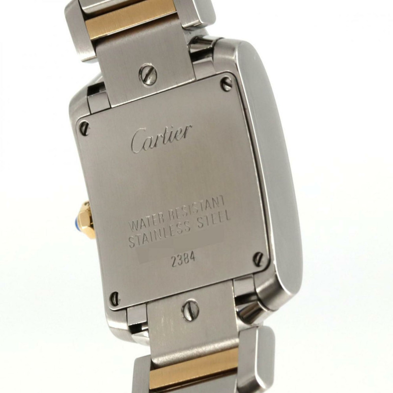 卡地亞 Tank Française SM 雙色腕錶 W51007Q4 SSxYG 石英機芯-5
