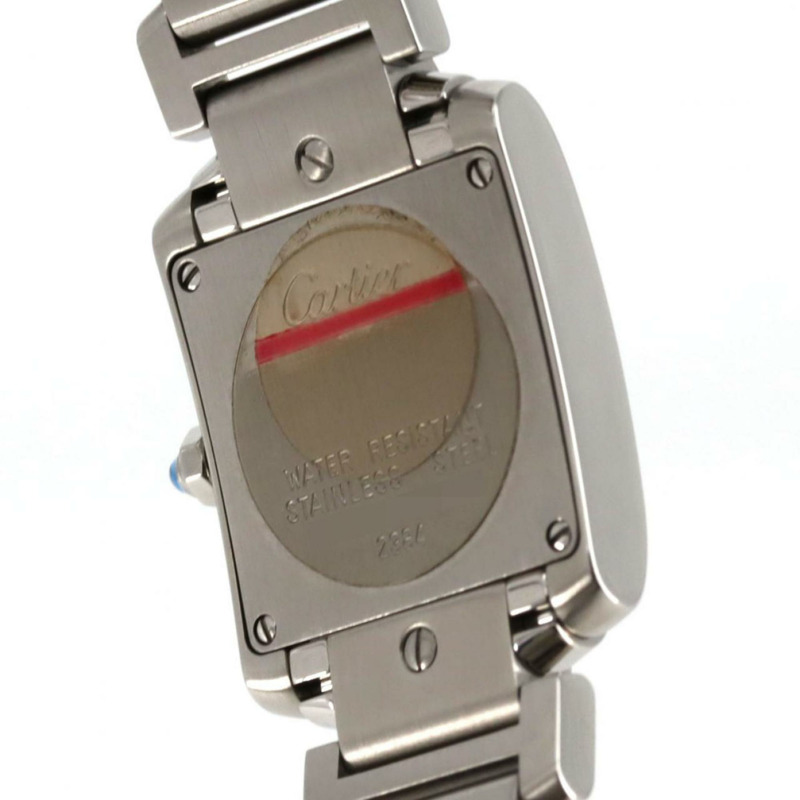 卡地亞 Tank Française SM W51008Q3 不鏽鋼石英錶-5