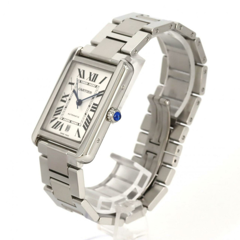 卡地亞 Tank Solo XL W5200028 不鏽鋼自動腕錶-1
