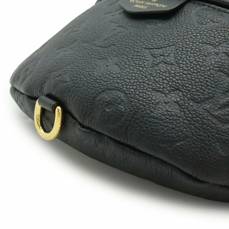 路易威登 Monogram Empreinte 腰包、腰包、黑色腰包，黑色，M44812-3