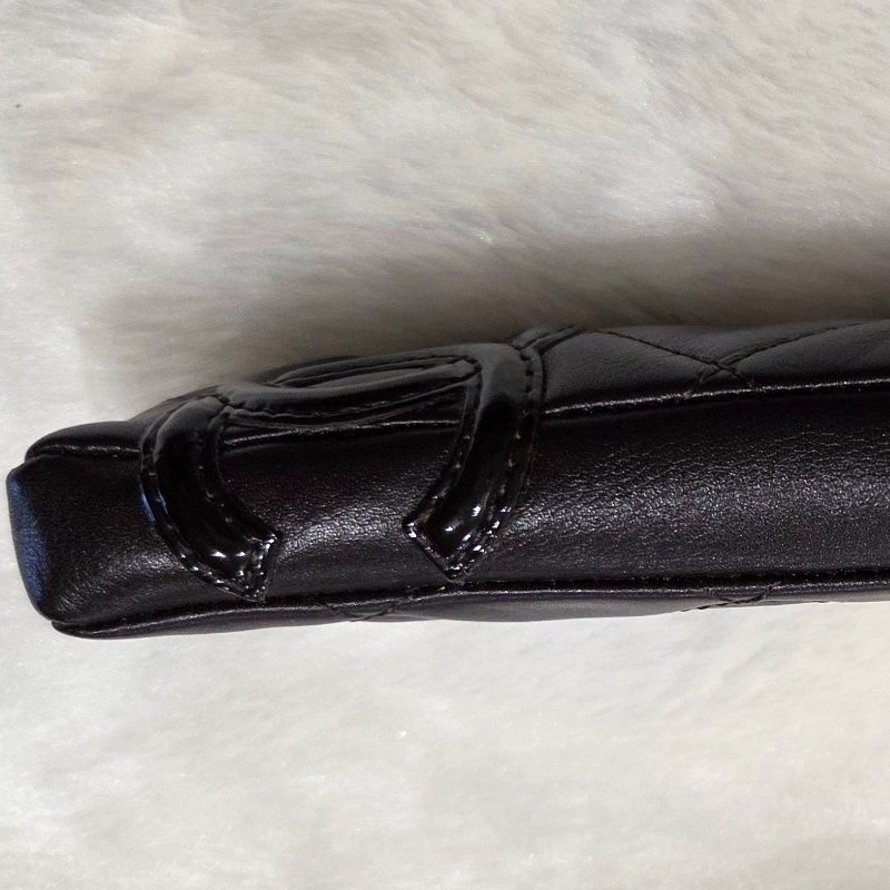 香奈兒Chanel康邦可可Cambon Coco雙C小筆袋/ 迷你手拿包/ 化妝筆刷袋-6