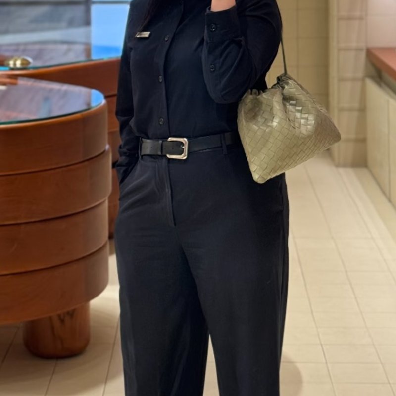 Bacterial Vaginosis - 鼠尾草綠羊皮 Dustbag編織束口包-2