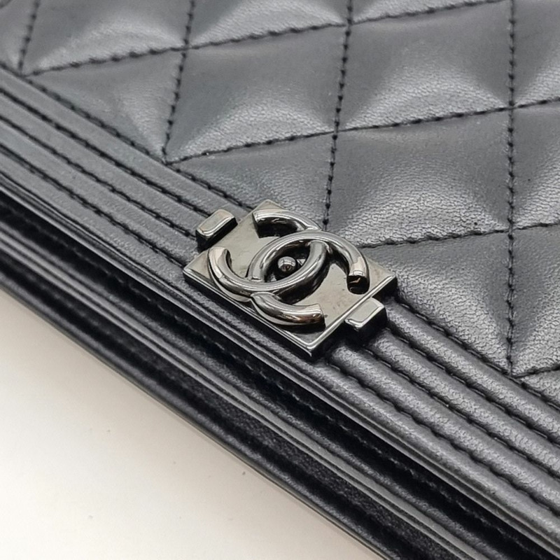 【包稅】CHANEL 男童 WOC 斜背包 黑色 CHB081013-2