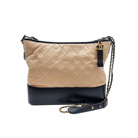 CHANEL Gabrielle Hobo Bag 米色 CHB081814