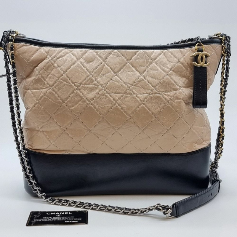 【包稅】CHANEL Gabrielle Hobo Bag 米色 CHB081814-6