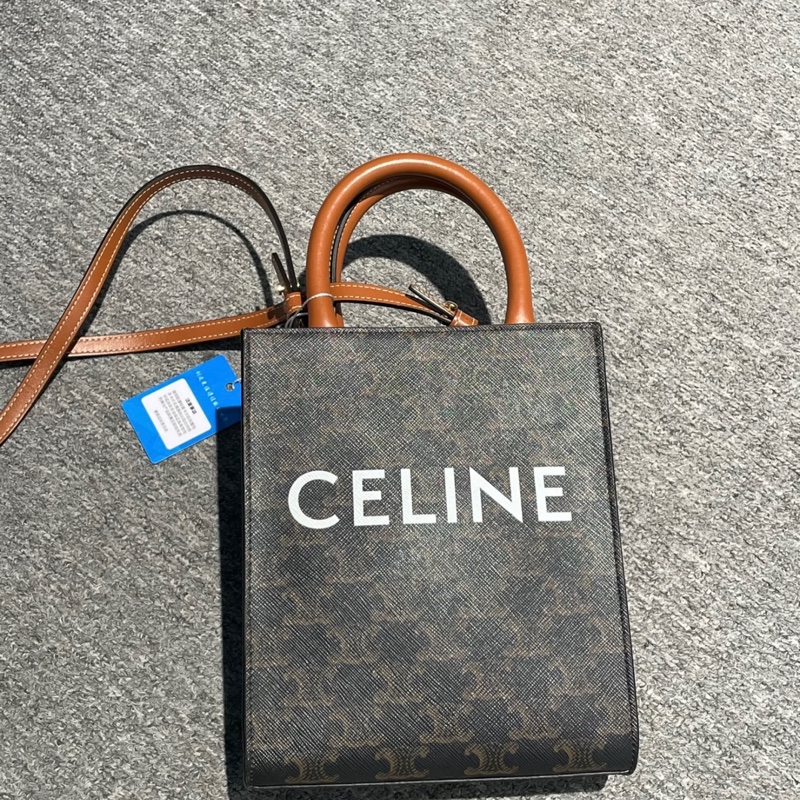「JL精品代購」 9新 CELINE 老花迷你琴譜包-0