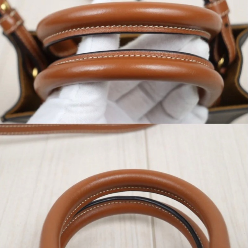 「JL精品代購」 9新 CELINE 老花迷你琴譜包-7