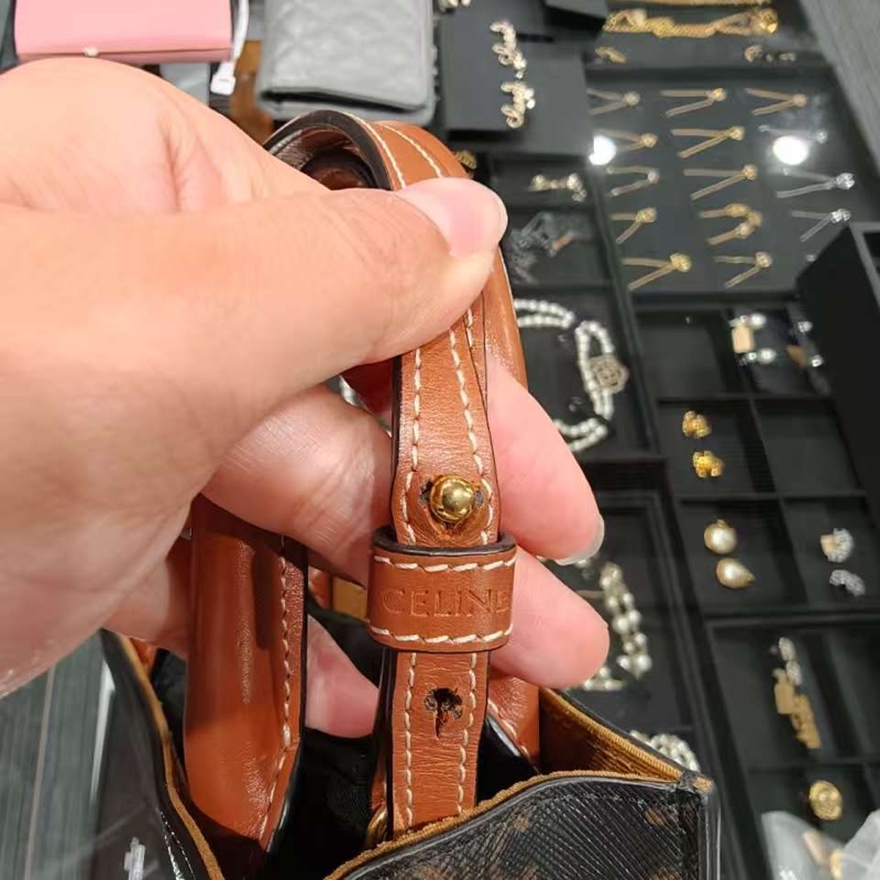 「JL精品代購」 9新 CELINE 老花迷你琴譜包-12