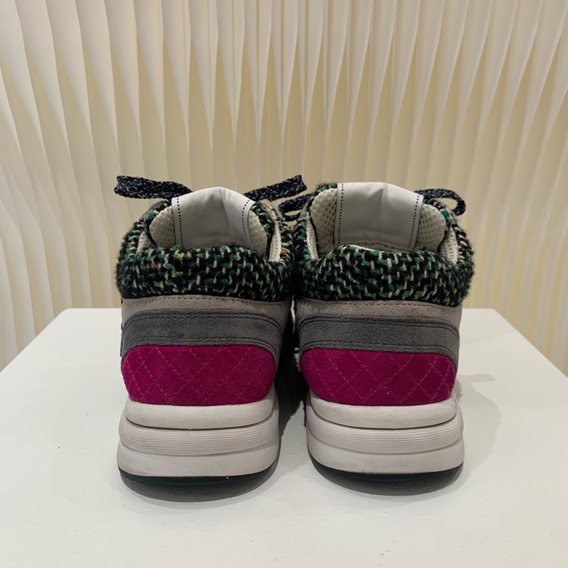 Chanel 香奈兒 22k粗花呢運動鞋   36碼 99新-5
