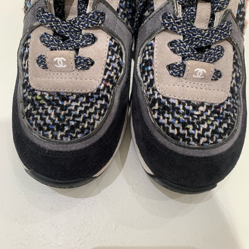 Chanel 香奈兒 22k粗花呢運動鞋   36碼 99新-7