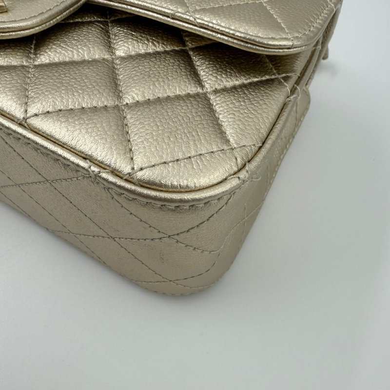 CHANEL - 金色荔枝皮雙c調節釦 Mini CF-9