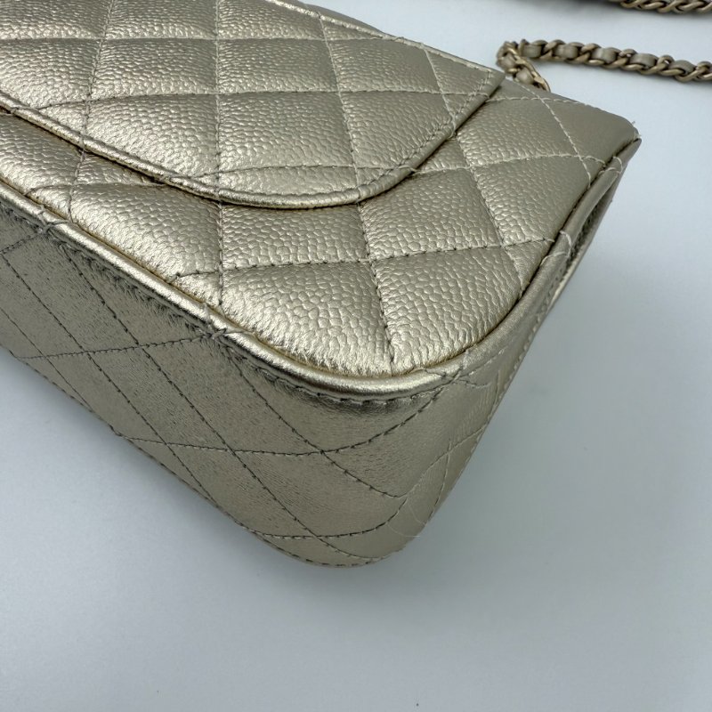 CHANEL - 金色荔枝皮雙c調節釦 Mini CF-11