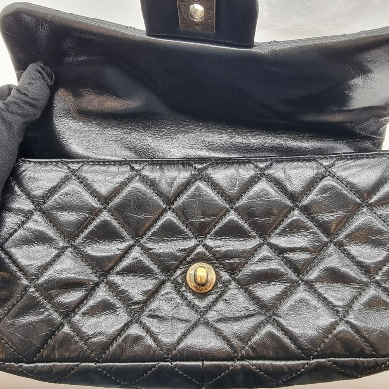 【包稅】CHANEL Castle Lock Top Handle Bag 黑色 CHB082012-5