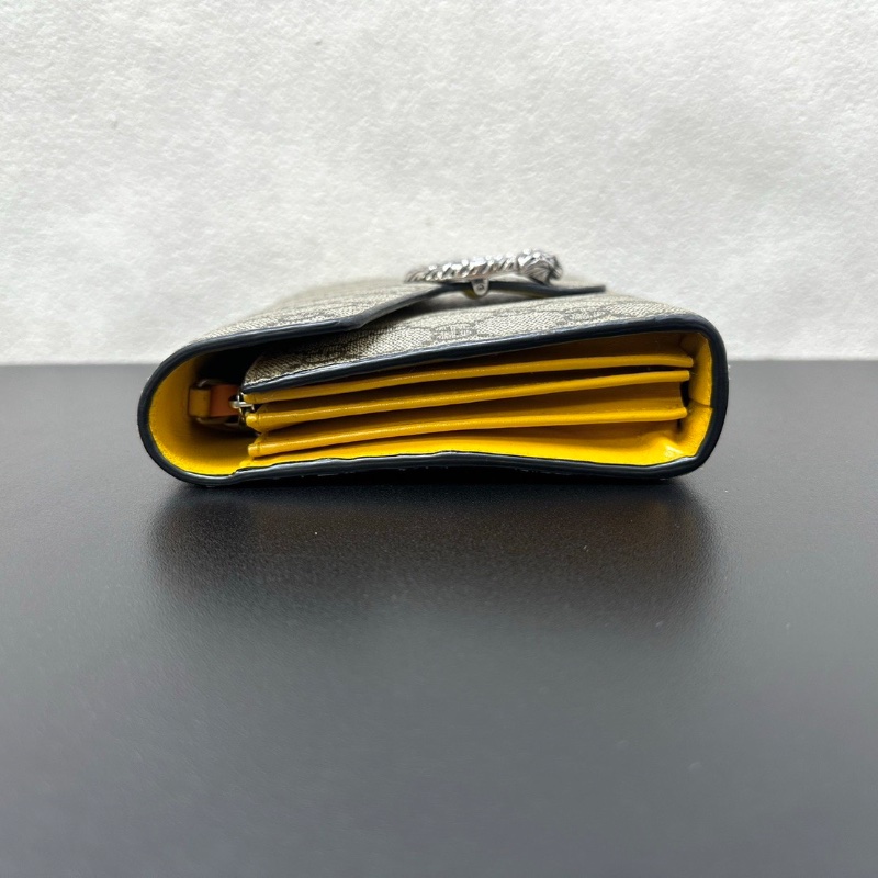 Gucci 老花酒神woc 肩背包20*14cm 99新配件塵袋-4