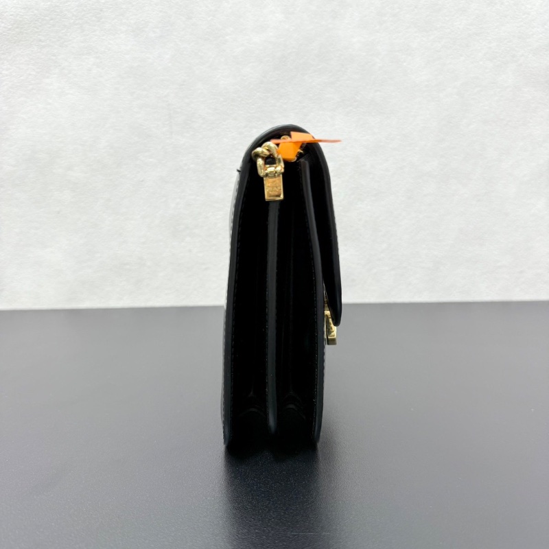 Celine 黑金光面牛皮 20*14cm  99新配件塵袋-5