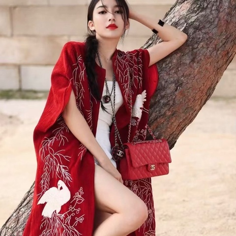 Chanel CF系列雙層口蓋包28*17*6 99新配件盒子塵袋保卡