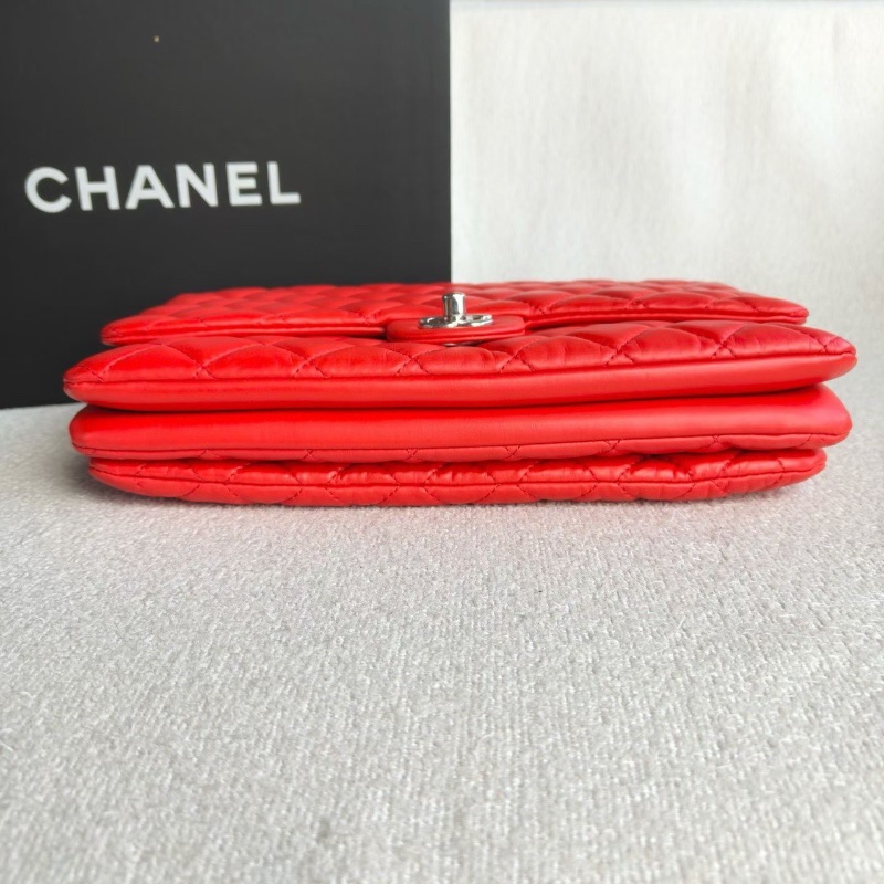 Chanel CF系列雙層口蓋包28*17*6 99新配件盒子塵袋保卡-4