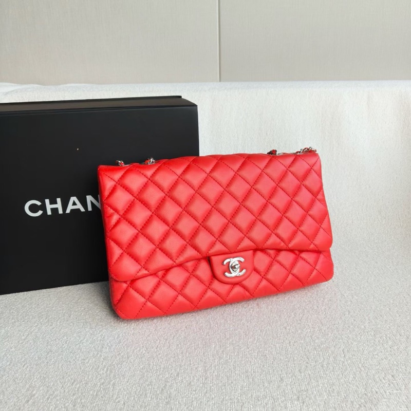 Chanel CF系列雙層口蓋包28*17*6 99新配件盒子塵袋保卡-5