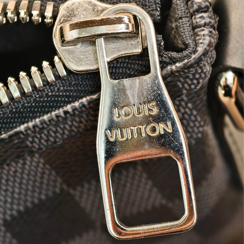 98新LV路易威登 黑棋盤格Mick斜挎包 底長28 無附件-8