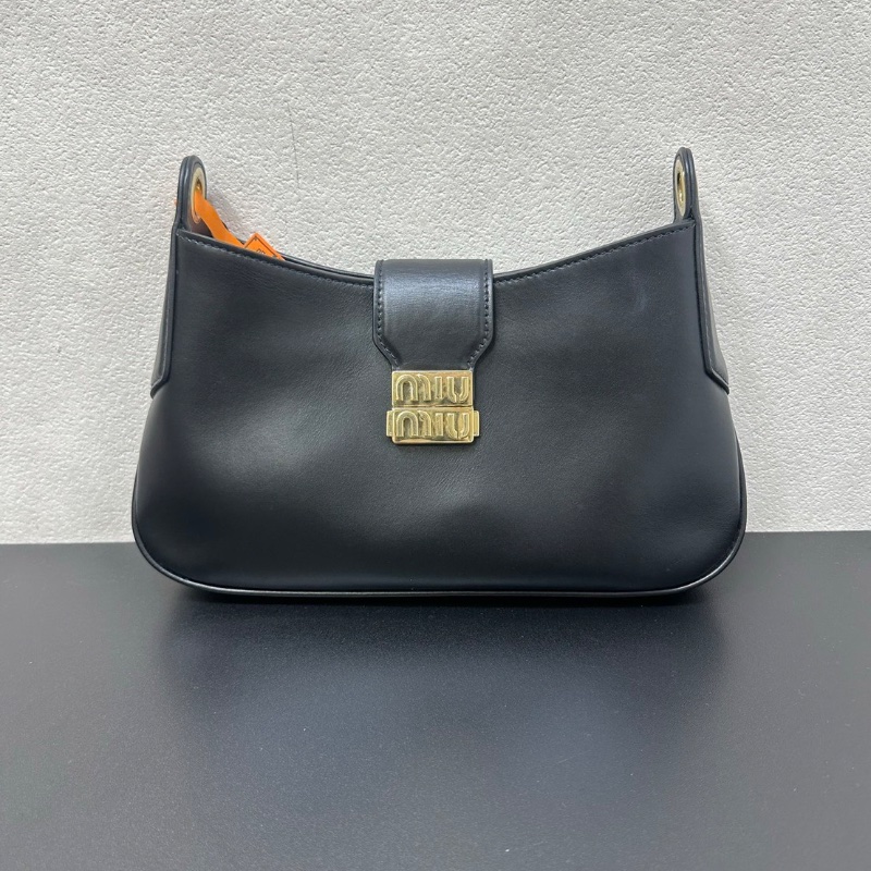 Miumiu City Calf 黑金肩背包99新配件塵袋-1