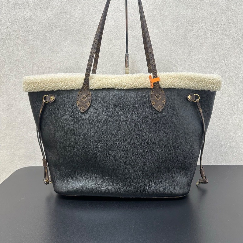 LV Neverfull中號 限量泰迪羊毛羔 32*29 99新配件塵袋-5