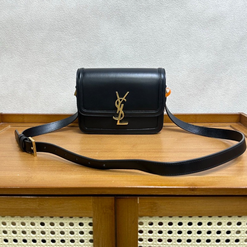 YSL黑金豆腐包小號肩背斜背包19*14  98新配件塵袋-1