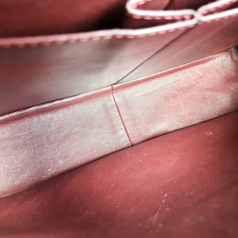 Chanel 古巴V紋流蘇牛仔後背包25*31*19 98新配件塵袋保卡-2