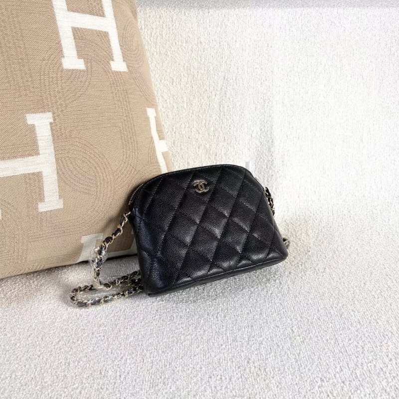 Chanel 黑金小貝殼鏈條包16*11.5*5 99新配件塵袋-4