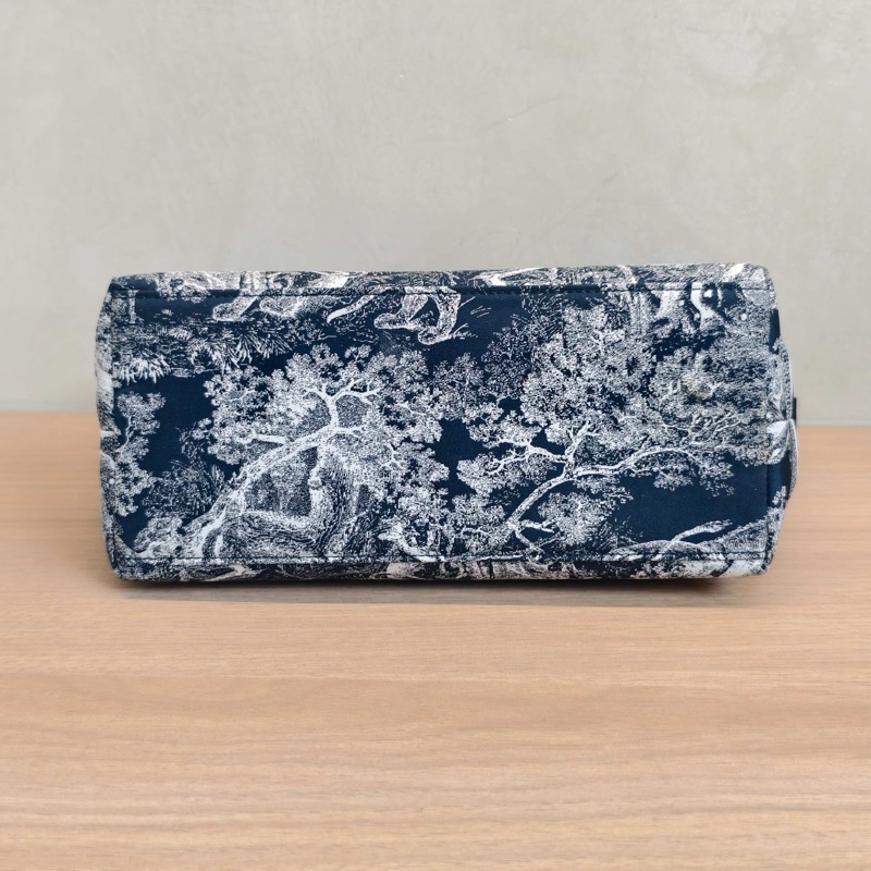 98新Dior迪奧 動物園系列飯盒包 藏藍色 編碼23 底長22 無附件-5