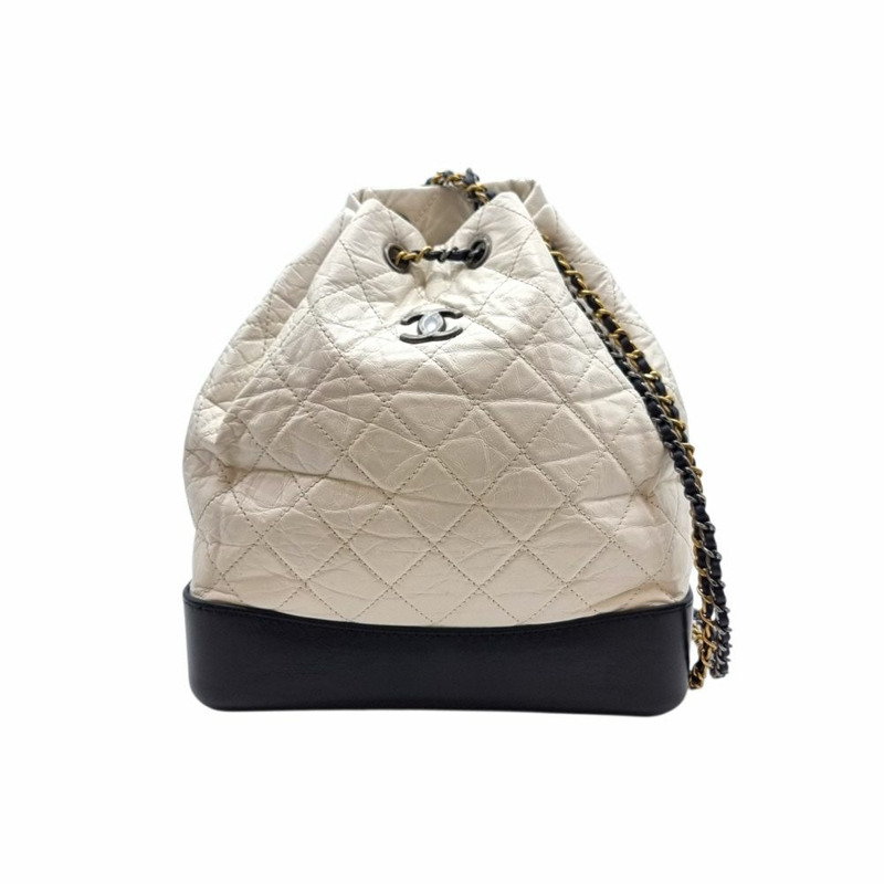 【包稅】CHANEL Gabrielle 背包 白色 CHB083104-0