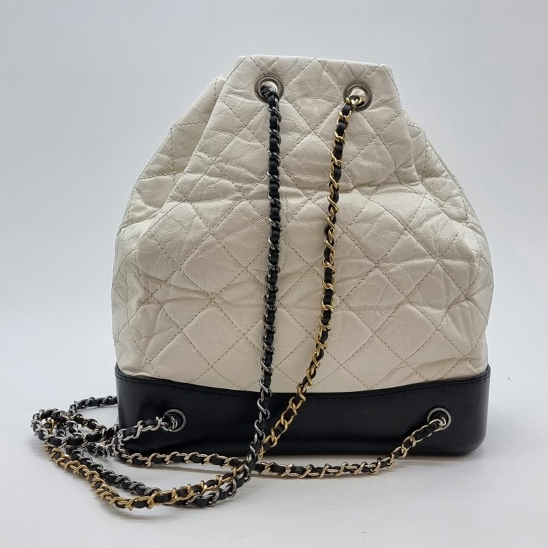 【包稅】CHANEL Gabrielle 背包 白色 CHB083104-4