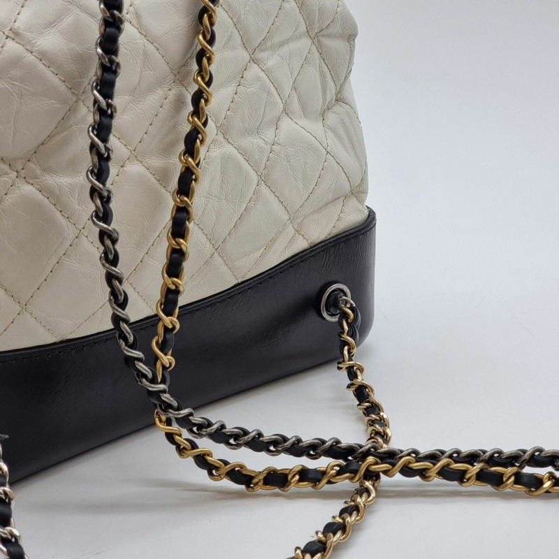 【包稅】CHANEL Gabrielle 背包 白色 CHB083104-5