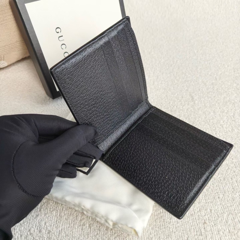 Gucci 小蜜蜂短款折疊錢包卡包11*9 98新配件盒子塵袋-2