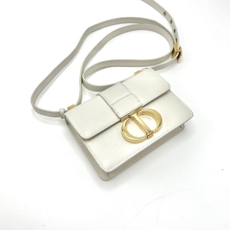DIOR 白金蒙田30超mini盒子肩背斜背包15*11*4 98新配件塵袋-2