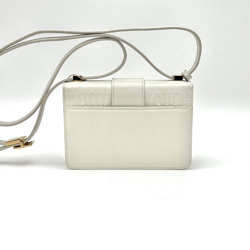 DIOR 白金蒙田30超mini盒子肩背斜背包15*11*4 98新配件塵袋-5