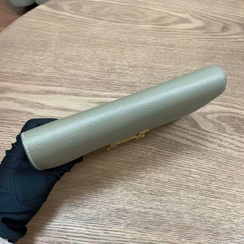 🌈Hermes🧡Constance Wallet🧡大象灰金扣🌟97.5新🌟Epsom皮🌟長銀包🌟愛馬仕🌟-7