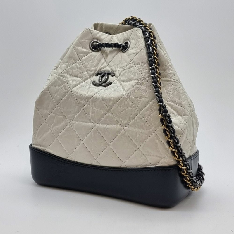 【包稅】CHANEL Gabrielle 背包 白色 CHB090440-1