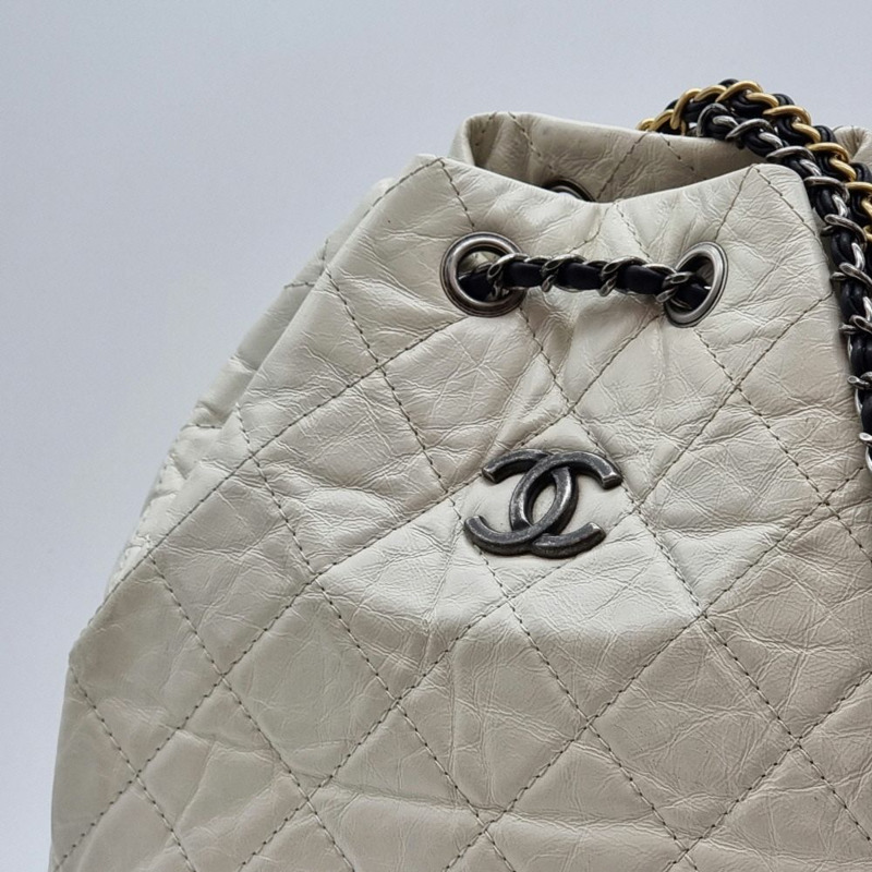 【包稅】CHANEL Gabrielle 背包 白色 CHB090440-2